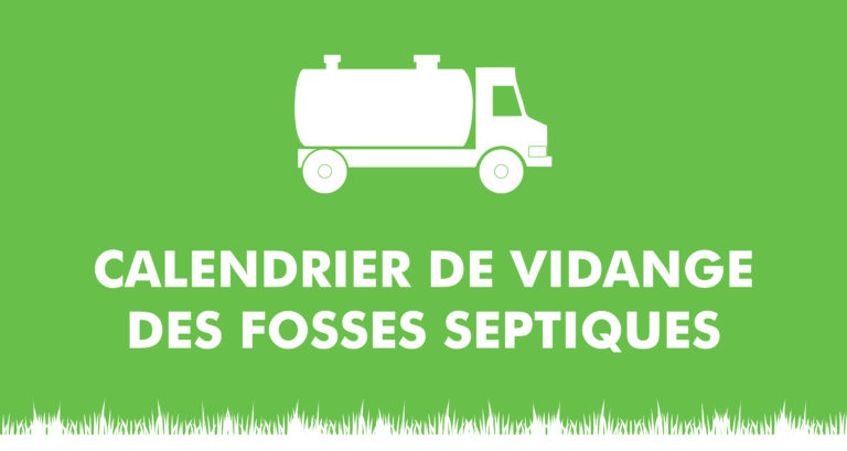 FOSSES SEPTIQUES | Calendrier 2026 des vidanges de fosses du secteur NORD