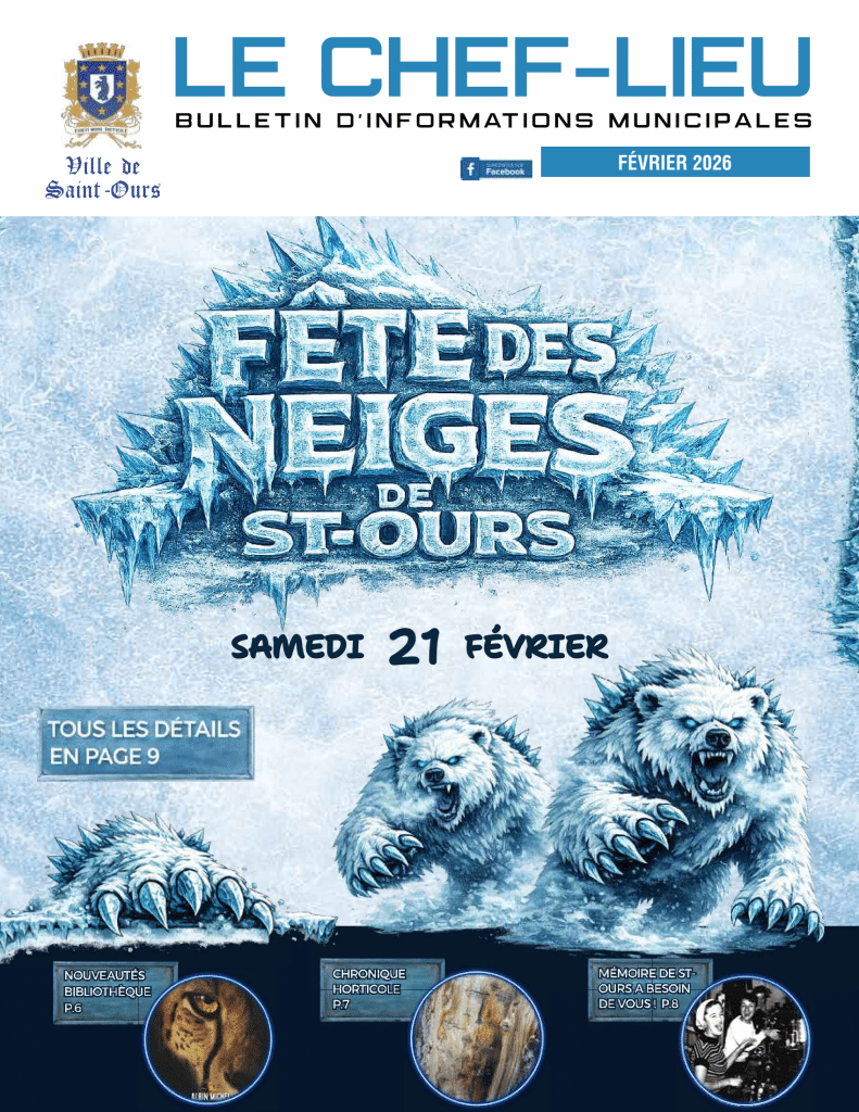 Votre CHEF-LIEU de Février est Arrivé !