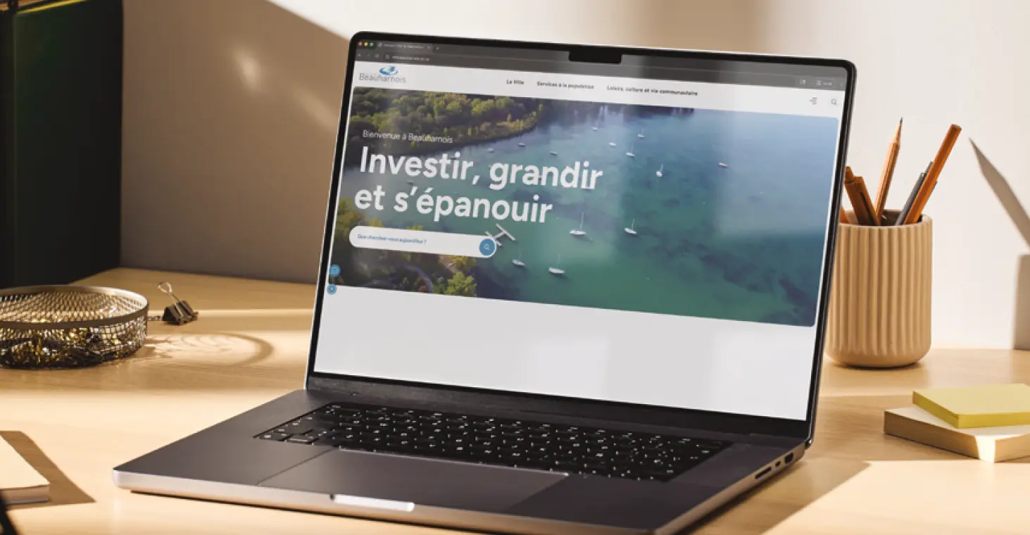 Beauharnois dévoile son nouveau site Web : Une expérience modernisée, intuitive et en constante évolution